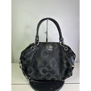 Vintage Black Coach Madison “Sophia” Satchel (Style 1093‑15957)